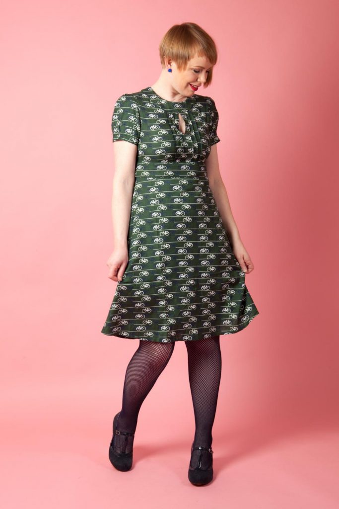 Green Paddy's Day style vintage inspired dress