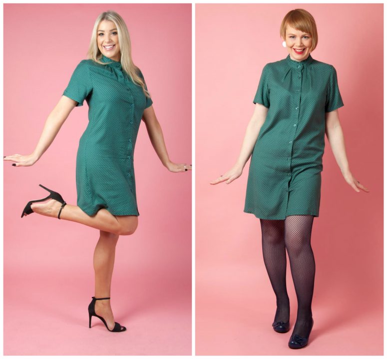 1960s inspired Paddy's Day Style dress in green by Circus