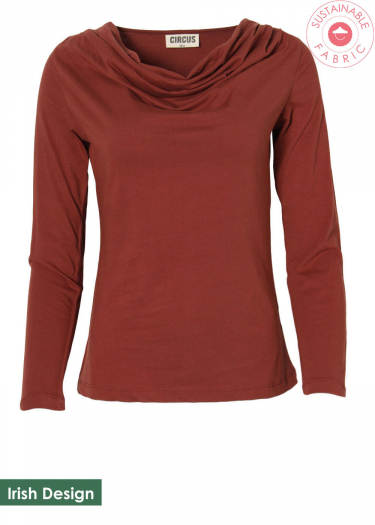 BCI Cotton Jersey Rouched Top