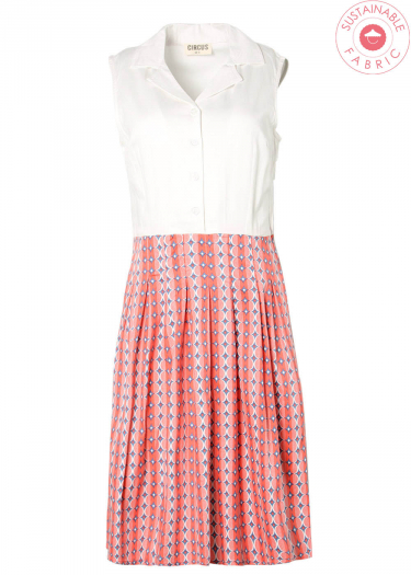 The Livia Circle Print Dress