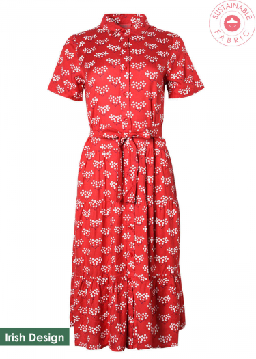 Snowdrop Tiered Shirt Dress