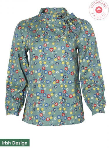 The Anna Tencel Floral Print Blouse