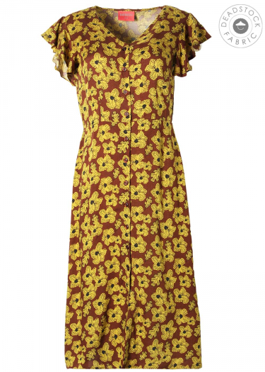 Sustainable Rayon Floral Sun Dress