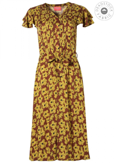 Sustainable Rayon Pleated Dress