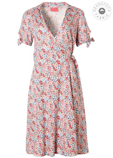 Sustainable Rayon Wrap Dress