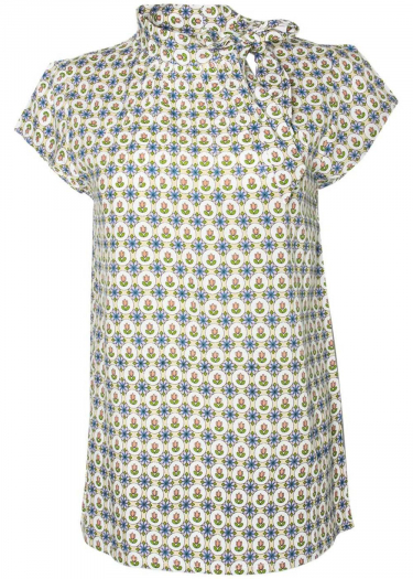 Eco Vero geo glass Print Blouse