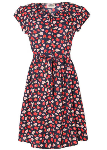 The Ingrid rose print Dress