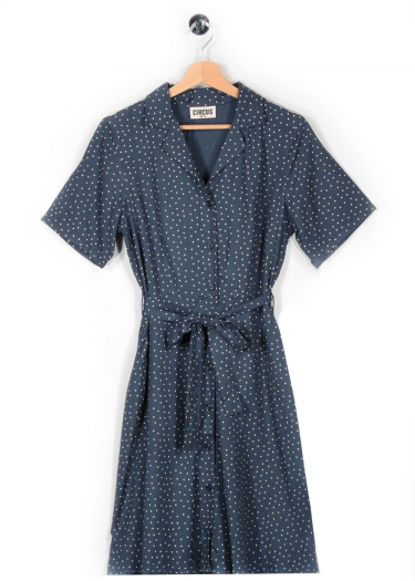 The Fay Abstract Polka Print Dress