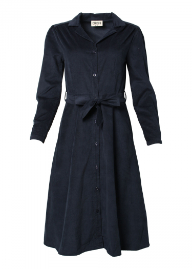 50's inspired shirt dress in cord