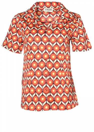 BCI Cotton geo print Shirt