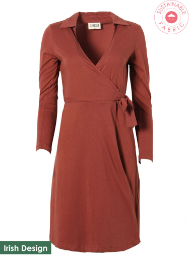 BCI Cotton Jersey Wrap Dress