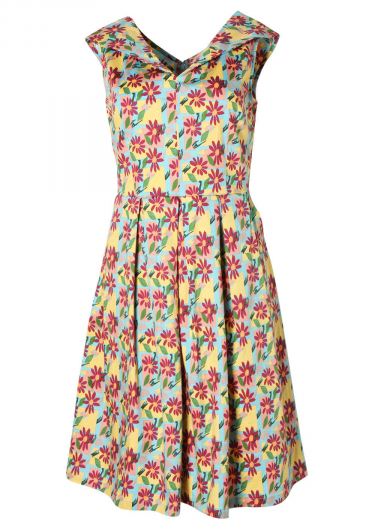 Gloria BCI Cotton Stretch Floral Dress