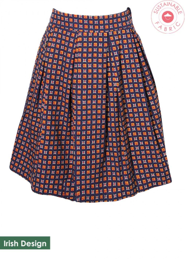 BCI Cotton Twill Star Print Skirt