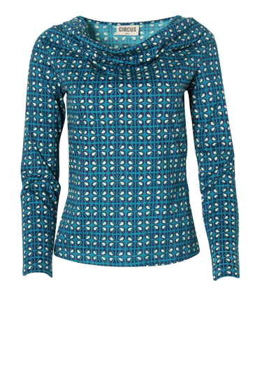 BCI Jersey Wagtail Print Blouse