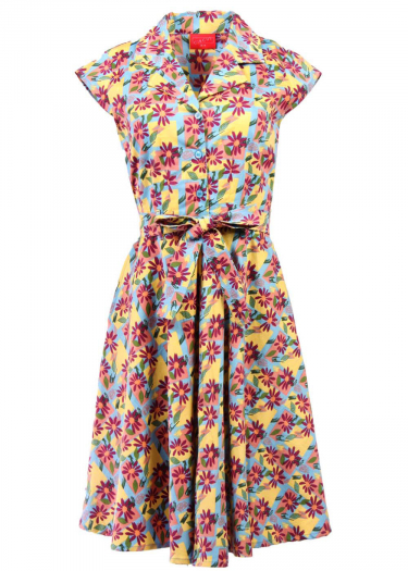The Ava Painted Flower Dress