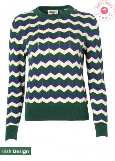 Organic Cotton Chevron Knit