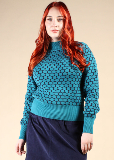 Organic Cotton Polka Knit
