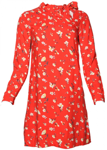 Pre-loved dress cd403red floral