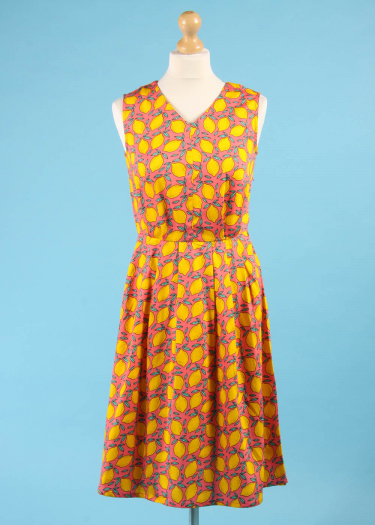 The Agnes Lemon Print Dress
