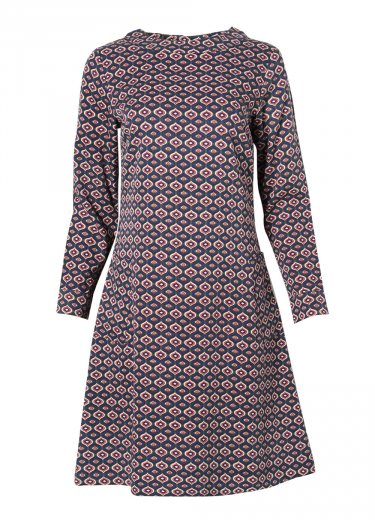 The Alma Geo Print Dress