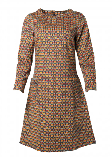 The Alma Geo Print Dress