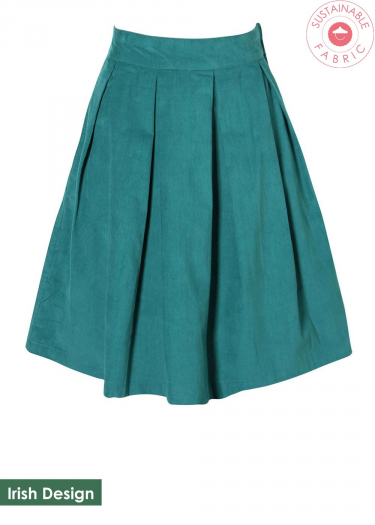 The Anita Solid Cord Skirt