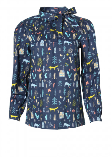 The Anna Fox Print Blouse