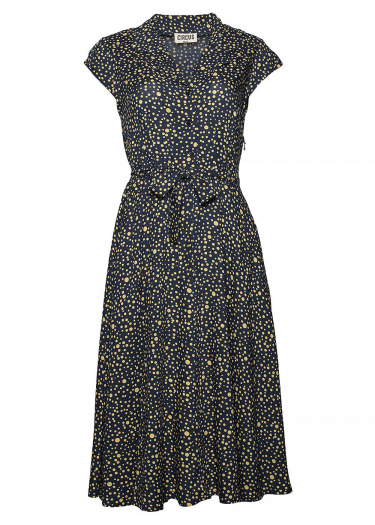 The Ava abstract polka dress