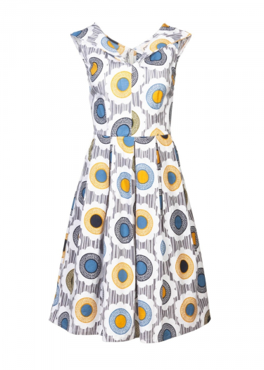 The Gloria circle print Dress