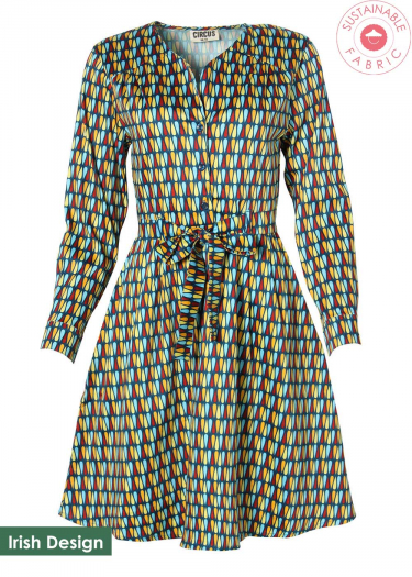 The Ingrid Teardrop Print Dress