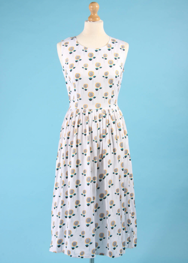 The Leia Sunflower Print Dress