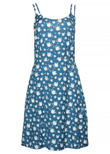 The Maureen Teapot Print Dress