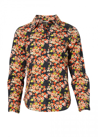 The Olive Blouse in a floral print