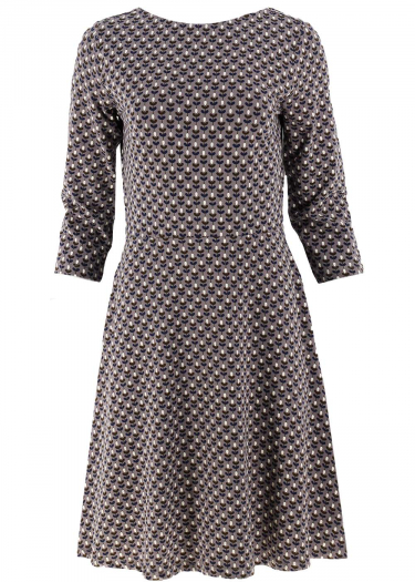 The Renata Snowdrop Print Dress
