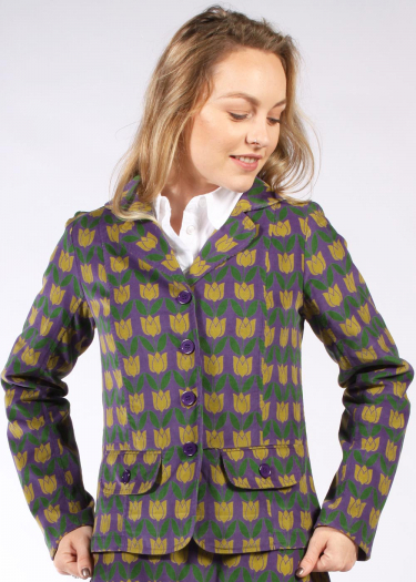 Circus The Melia Cord Geo Print Jacket