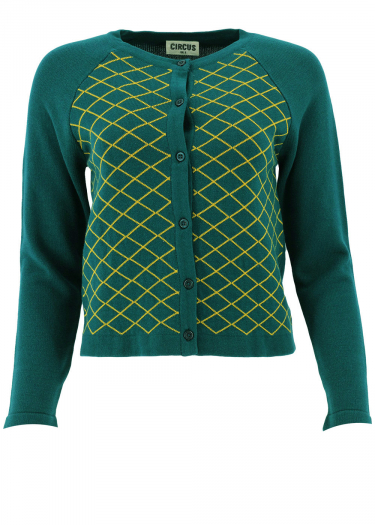 Harlequin Cotton Cardigan