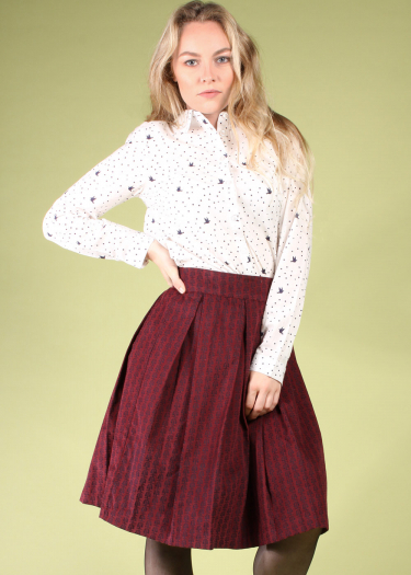 The Anita Bush Print Skirt