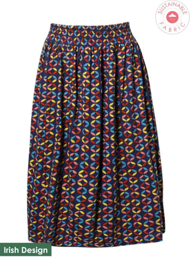 BCI Cotton Eclipse Print Skirt