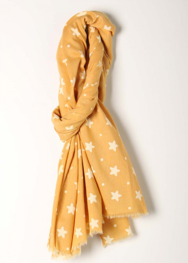 STAR print scarf