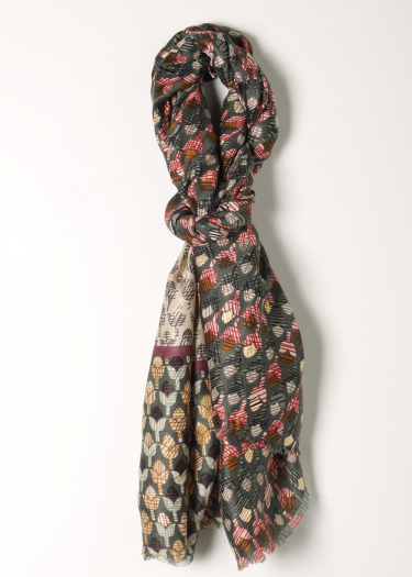 Tulip print scarf