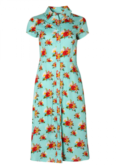 The Cleo Vintage Floral Print Dress