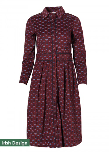 The Elsa Cord Printed Dress