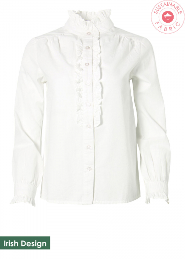 Ruffle Front Blouse