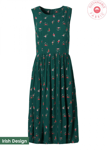 The Leia Ballerina Print Dress