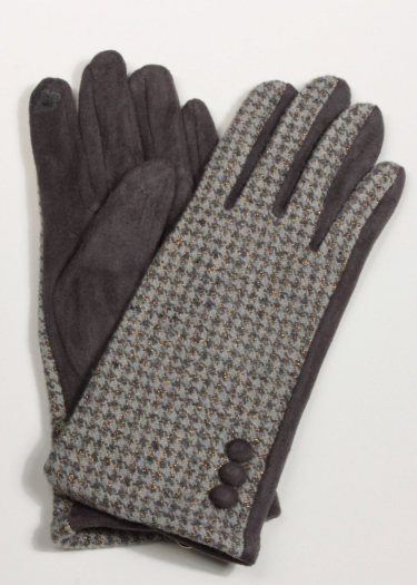 Hounds tooth pattern Glove