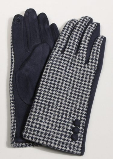 Hounds tooth pattern Glove