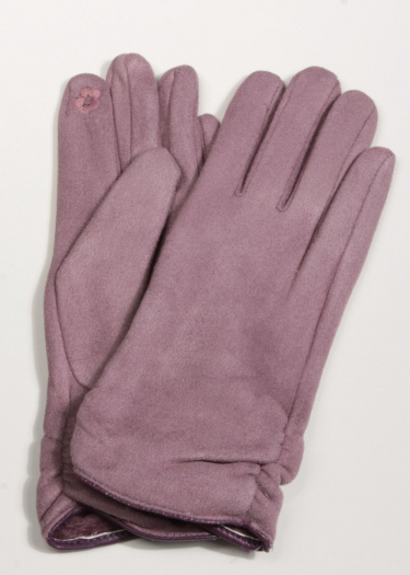 Rouched detail glove