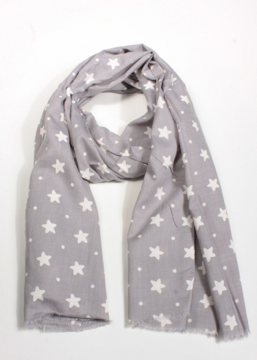 STAR print scarf