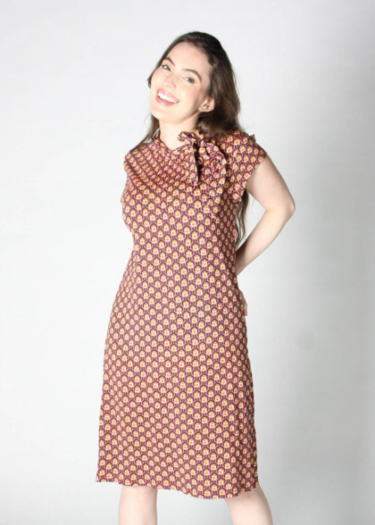 The Twiggy geo pattern Dress