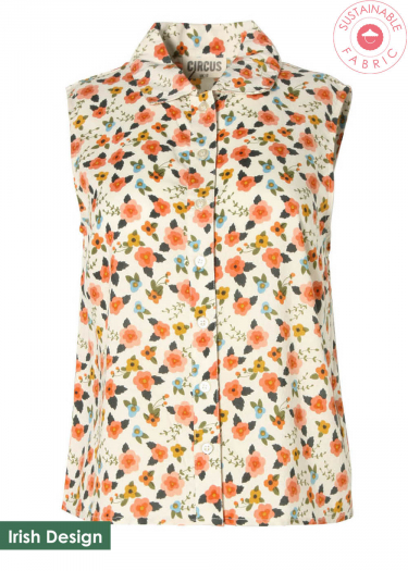 Eco Vero Floral Print Shirt
